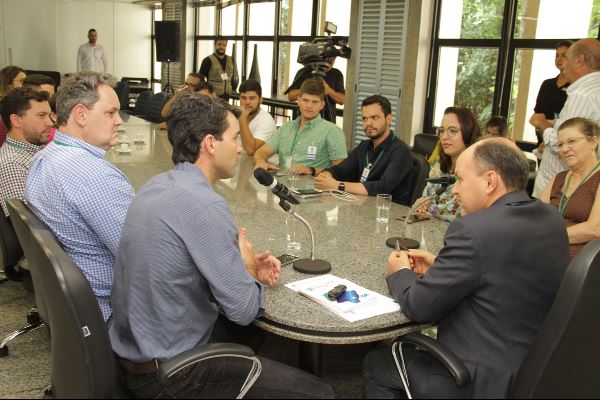 Imagem: Deputado Junior Mochi falou para os integrantes da Academia de Líderes da Aprosoja/MS nesta quinta-feira