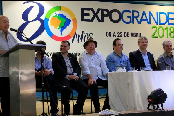Imagem: Esta é a 80ª edição da Expogrande e ocorre no Parque de Exposições Laucídio Coelho