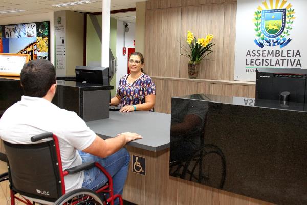 Imagem: ALMS já iniciou projeto de acessibilidade em sua sede