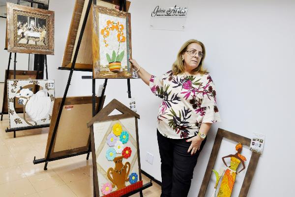 Imagem: Mostra da artista pode ser visitada até dia 18 de maio na Casa de Leis