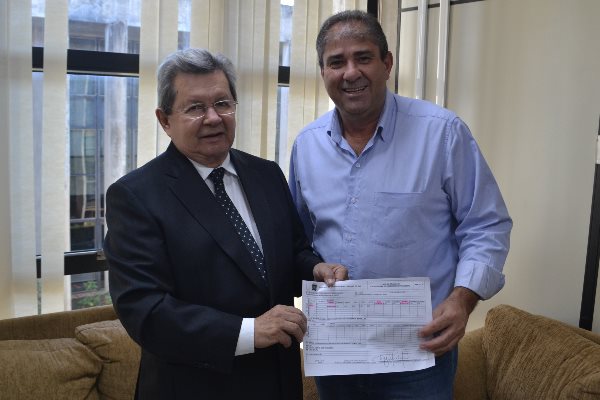 Imagem: Deputado estadual Onevan de Matos e prefeito Marcílio Benedito