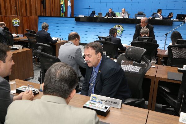 Imagem: Deputados durante sessão plenária na Casa de Leis