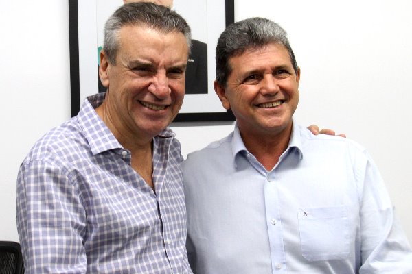 Imagem: Paulo Corrêa recebeu João Rocha na sala da Presidência