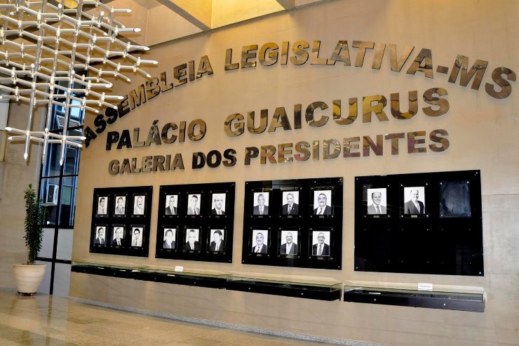 Imagem: Galeria no Palácio Guaicurus homenageia presidentes que conduziram o Parlamento Estadual
