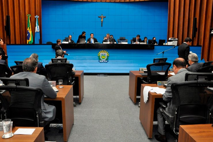 Imagem: Plenário da Assembleia Legislativa de Mato Grosso do Sul durante sessão ordinária 