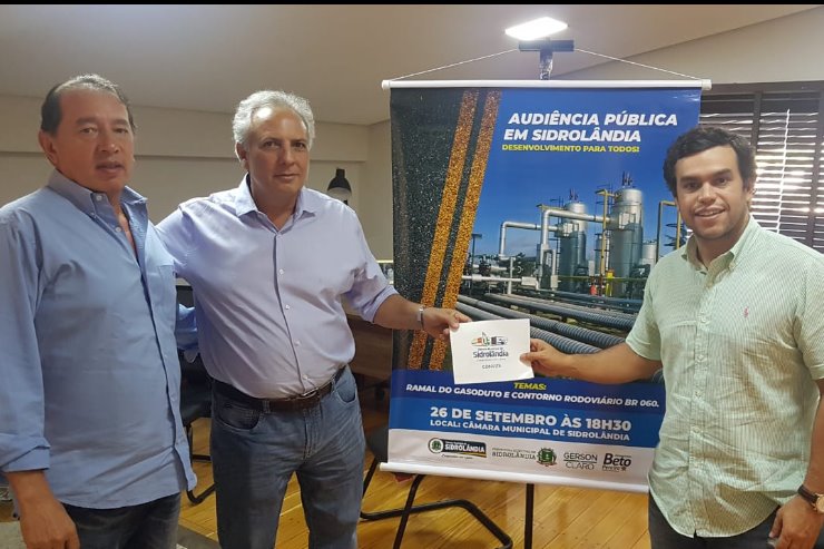 Imagem: Rudel Trindade da MS Gás recebe convite para audiência dos deputados Gerson Claro e Beto Pereira