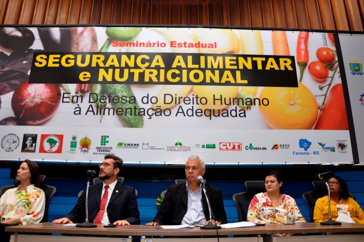 Imagem: Seminário debateu a importância da alimentação saudável como um direito humano