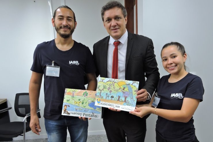 Imagem: Jeferson Silva, Deputado Lucas de Lima e Flávia Gauna