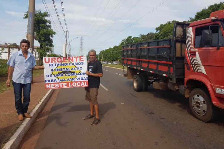 Imagem: Moradores da região reclamam da quantidade de acidentes