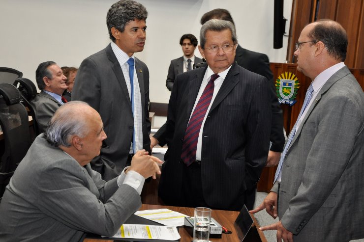 Imagem: Deputados estaduais da ALEMS durante a Ordem do Dia