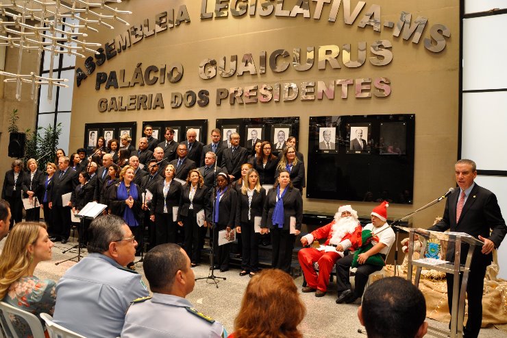 Imagem: Presidente Paulo Corrêa agradeceu o empenho de todos os servidores e desejou um 2020 de paz e felicidade