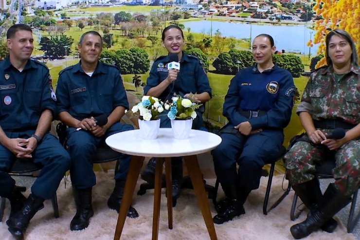 Imagem: Roda de conversa com policiais militares fala dos projetos sociais que a PM-MS desenvolve no Estado
