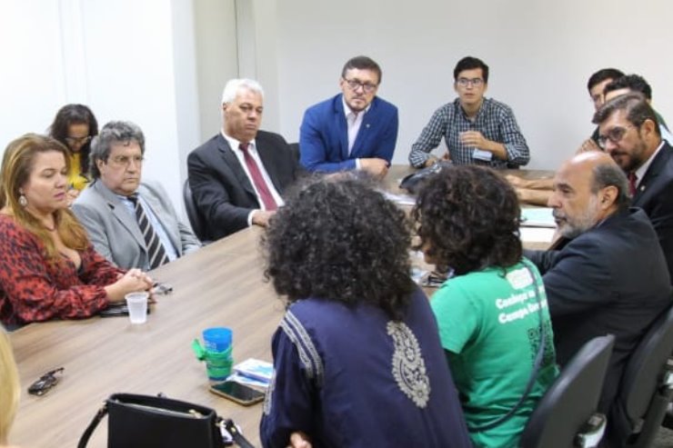 Imagem: Deputado Estadual Lucas de Lima em discussão sobre o a preservação do Parque dos Poderes