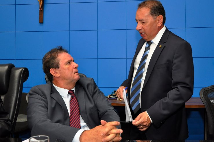 Imagem: Eduardo Rocha e Gerson Claro, vice-líder e líder do Governo na Casa de Leis, respectivamente