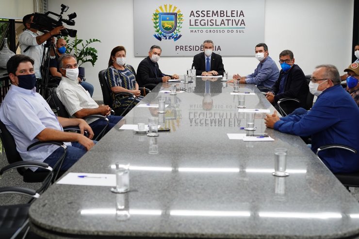 Imagem: Reunião foi realizada na manhã desta quarta-feira, na presidência da ALEMS