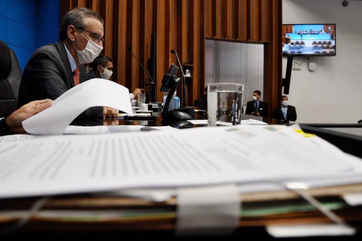 Imagem: Presidente Paulo Corrêa conduziu mais uma sessão plenária realizada por videoconferência