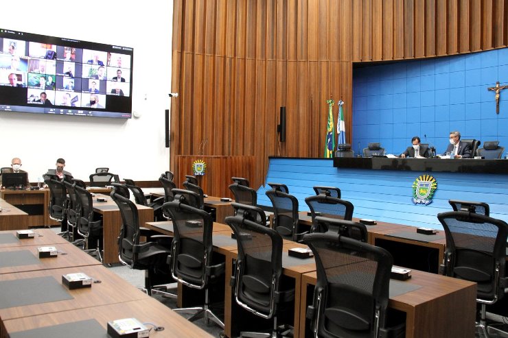 Imagem: As sessões ordinárias estão sendo realizadas por videoconferência