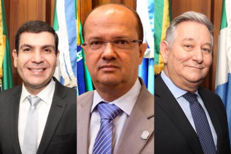 Imagem: Deputados Jamilson Name, Barbosinha e Antônio Vaz são os autores das leis publicadas hoje.
