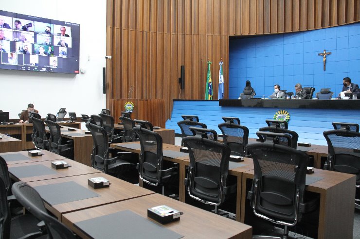 Imagem: Sessão ocorreu por videoconferência e plenário permanece fechado