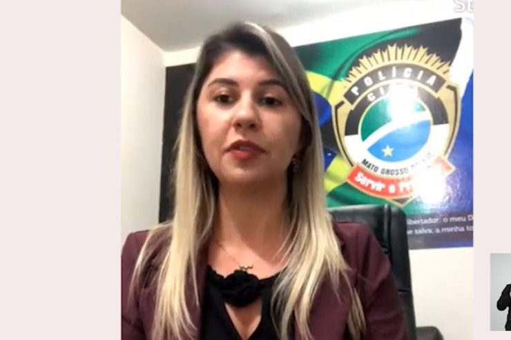 Imagem: A delegada Gláucia Fernanda Valério é a entrevistada desta edição do Segurança em Pauta, exibido pela TV ALEMS