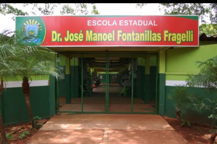 Imagem: Escola Estadual José Manoel Funtanillas Fragelli foi contemplada com emenda parlamentar de R$ 40 mil destinada pelo deputado Renato Câmara