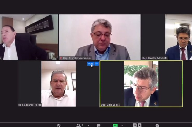 Imagem: A reunião da CCJR aconteceu remotamente na manhã desta quarta-feira
