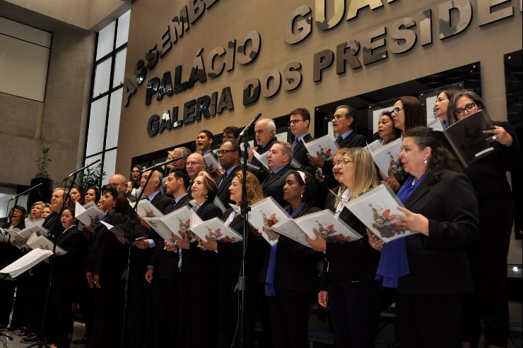 Imagem: Cantata de Natal, uma das apresentações realizadas todo ano pelo Coral de Servidores da ALEMS