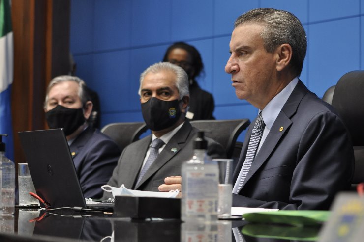 Imagem: Paulo Corrêa ressaltou na cerimônia o respeito e a união dos Poderes constituídos
