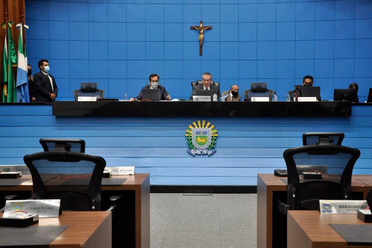 Imagem: Plenário da Assembleia Legislativa de Mato Grosso do Sul, onde deverão ser votados três projetos nesta quarta-feira