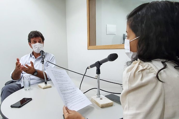 Imagem: Na entrevista, o ex-ministro Luiz Henrique Mandetta contextualizou o Brasil em meio a pandemia da Covid-19