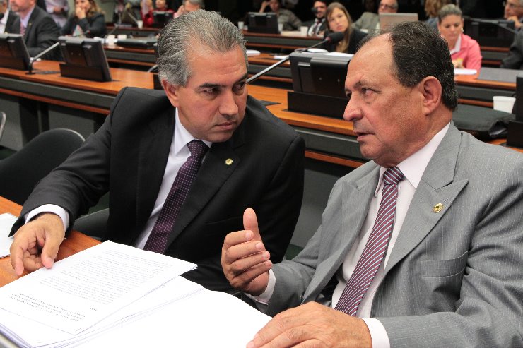 Imagem: Deputado Zé Teixeira com o Governador Reinaldo Azambuja (Arquivo). 