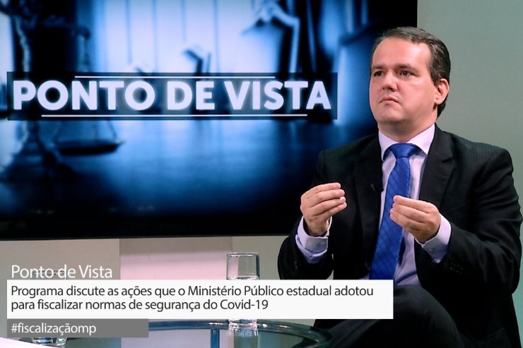 Imagem: Ponto de Vista entrevista o procurador-geral de justiça do Estado, Alexandre Magno Benites Lacerda