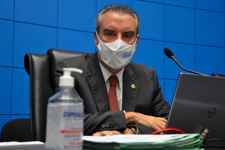 Imagem: A Mesa Diretora da ALEMS é conduzida pelo deputado e presidente Paulo Corrêa
