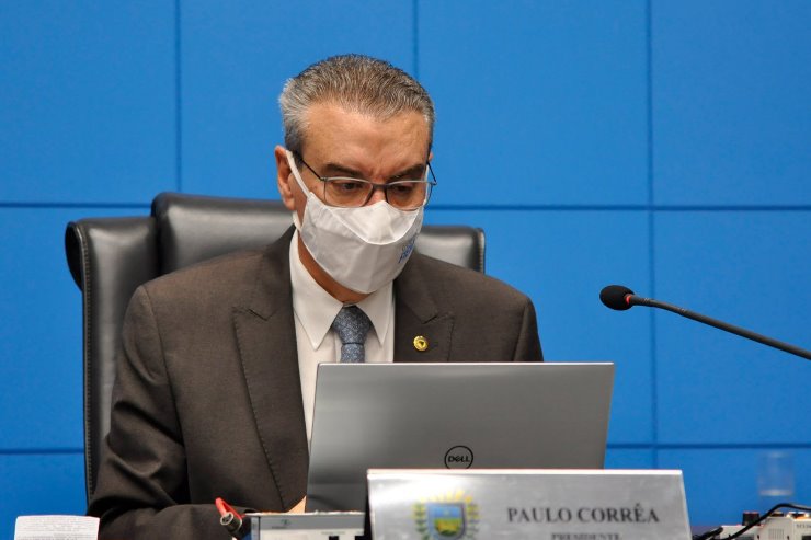Imagem: Presidente Paulo Corrêa lembrou legado deixado por Cabo Almi durante quatro mandados no Legislativo 