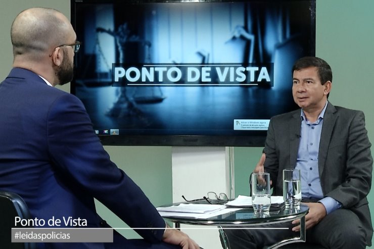 Imagem: Paulo Radamés entrevista o vereador por Campo Grande Coronel Alírio