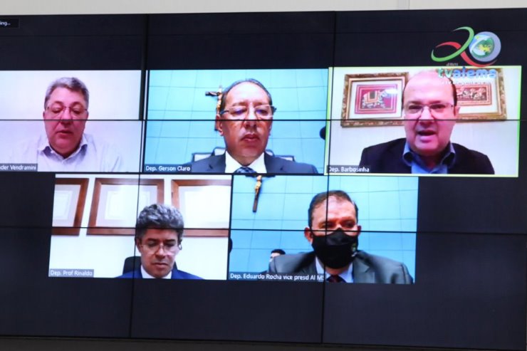 Imagem: A reunião da CCJR aconteceu de forma virtual na manhã desta quarta-feira