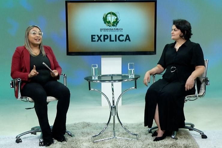 Imagem: O programa é uma parceria entre a TV ALEMS e a Defensoria Pública