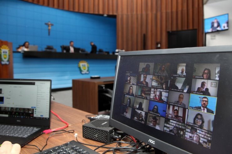 Imagem: Proposto pelo deputado Pedro Kemp, evento foi realizado, de forma virtual, a partir do plenário da Assembleia Legislativa 