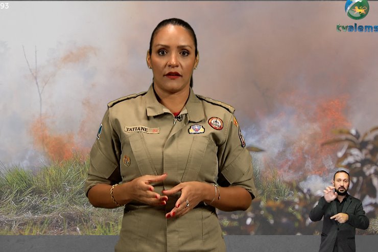 Imagem: O programa Se Liga 193, transmitido pela TV ALEMS, divulga os serviços prestados pelos bombeiros militares de Mato Grosso do Sul