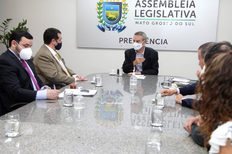 Imagem: Paulo Corrêa recebeu nesta manhã o embaixador do Paraguai, em Brasilia e autoridades diversas