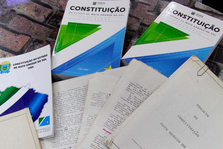 Imagem: Com participação ativa na construção do texto constitucional, a ALEMS foi a responsável pelos trabalhos de elaboração da Constituição