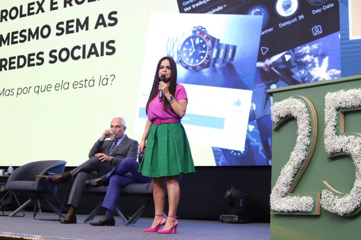 Imagem: Gisele Meter destacou o papel das redes sociais e a importância da aproximação digital no mundo pós-pandemia