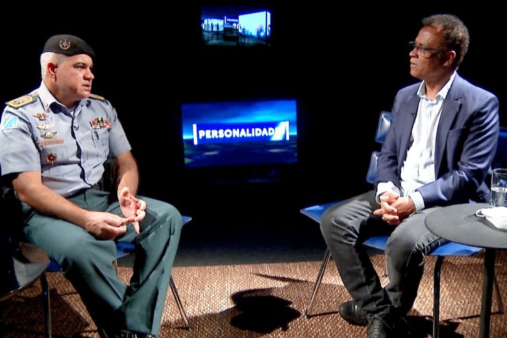 Imagem: Ben-Hur Ferreira entrevistou o comandante-geral da Polícia Militar