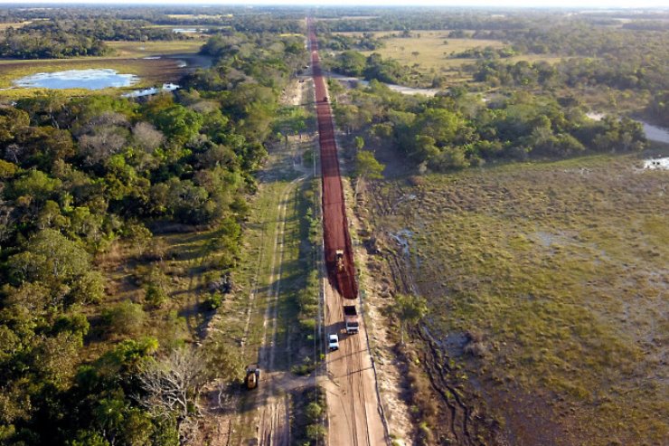 Imagem: A estrada liga Corumbá a Rio Negro. O PL vai agora para sanção do governador Reinaldo Azambuja