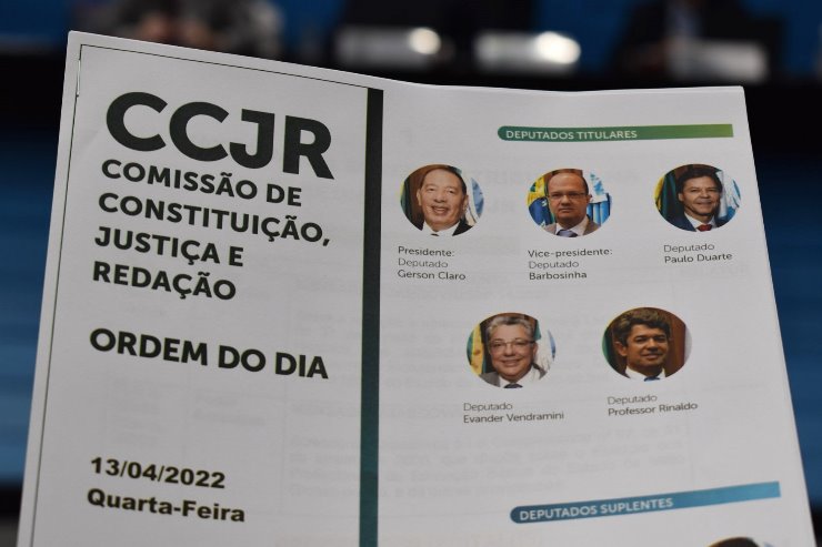 Imagem: Membros da CCJR são responsáveis pela análise da constitucionalidade e juridicidade das propostas