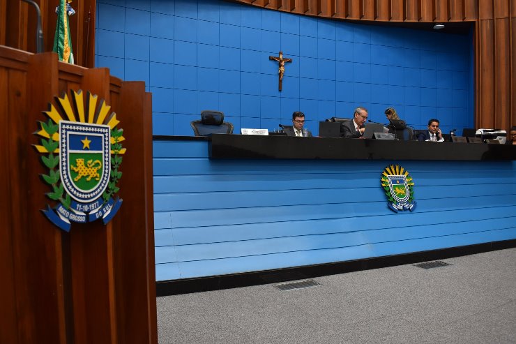 Imagem: As sessões plenárias são conduzidas do Plenário Júlio Maia, e transmitidas ao vivo