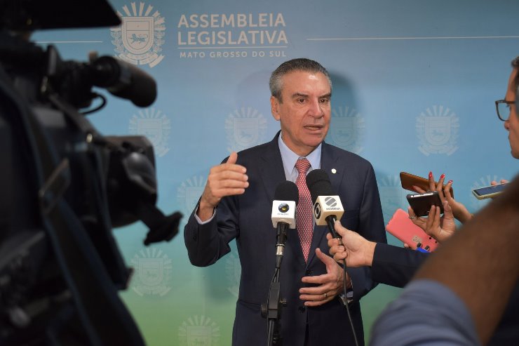 Imagem: Em entrevista coletiva, Paulo Corrêa falou do cronograma de atividades da Assembleia Legislativa