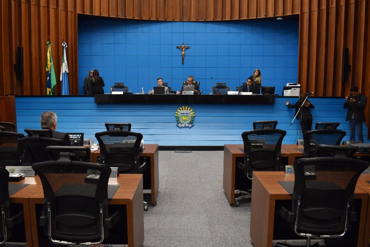 Imagem: As sessões plenárias mistas são conduzidas do Plenário Deputado Júlio Maia