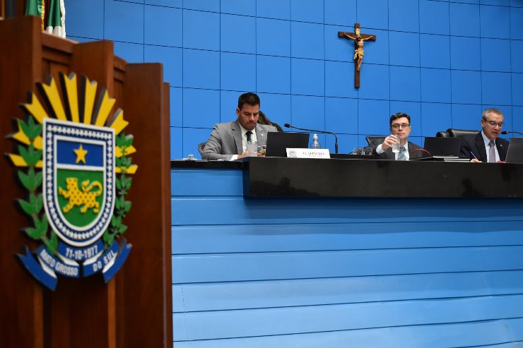 Imagem: As sessões plenárias mistas são conduzidas pela Mesa Diretora, do Plenário Júlio Maia