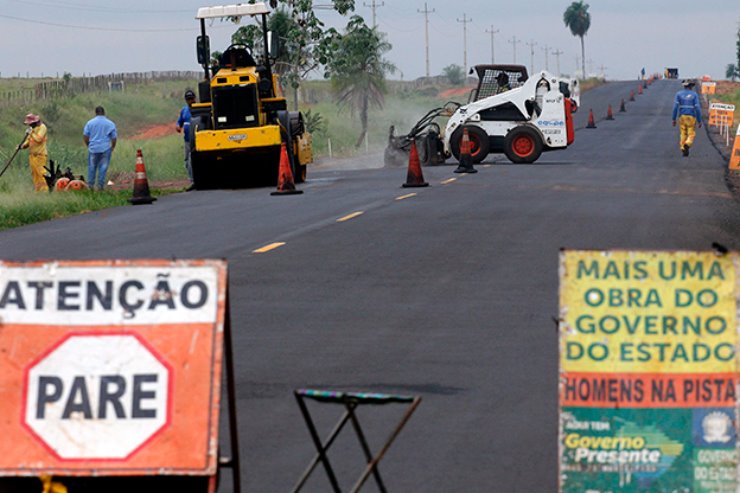 Imagem: Obras do Governo do Estado estão em diferentes frentes na região de Maracaju